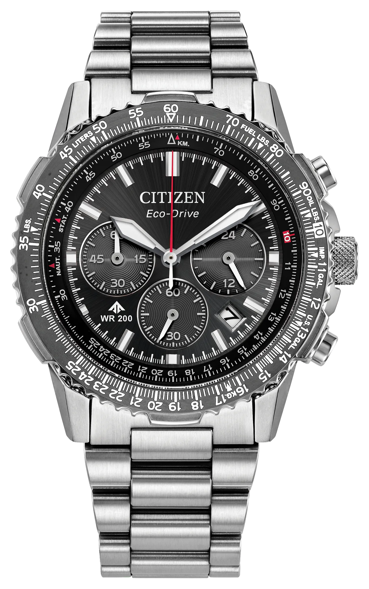 Promaster Navihawk Black Dial Stainless Steel Bracelet CA4664-60E